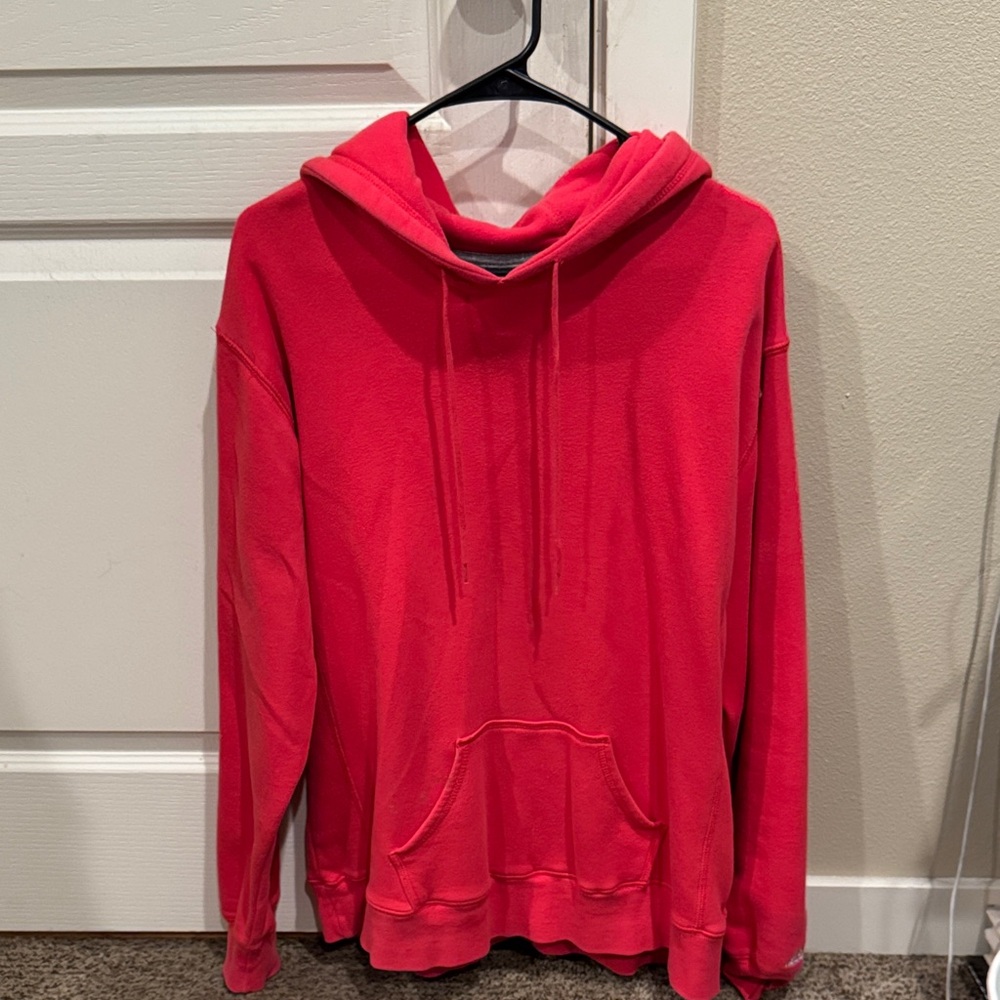 Russell Athletic Men's Bright Red Hoodie